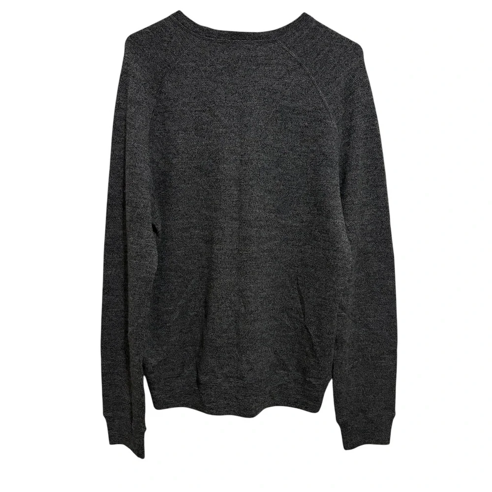 The Men's Store Bloomingdale's Merino Wool Sweater Size Large Knit Black Marled